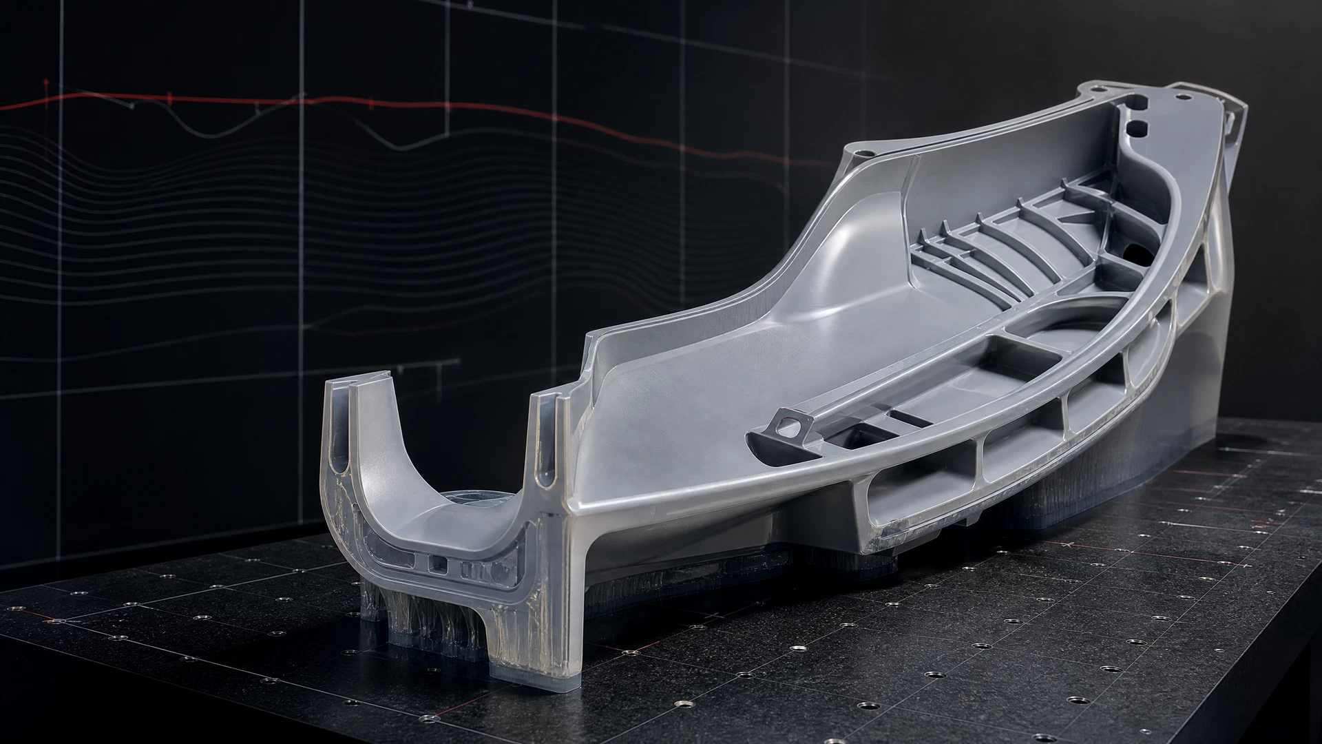 Prototipo industriale in resina SLA di grande formato