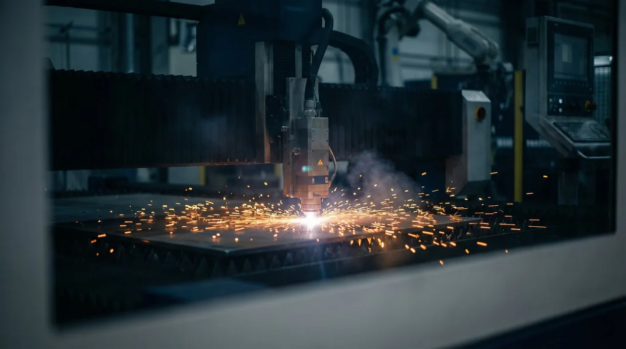 Taglio laser industriale